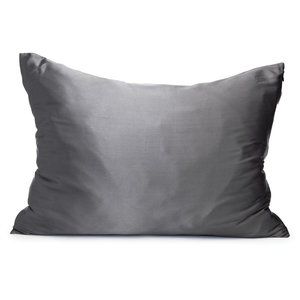 KITSCH Satin Standard Pillowcase  *Charcoal*